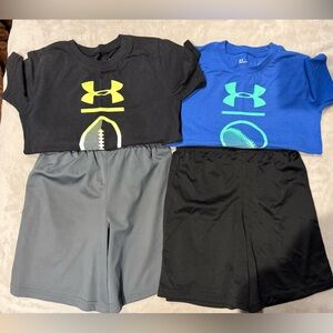 Under Armour Black and Blue Kids' Sports Set